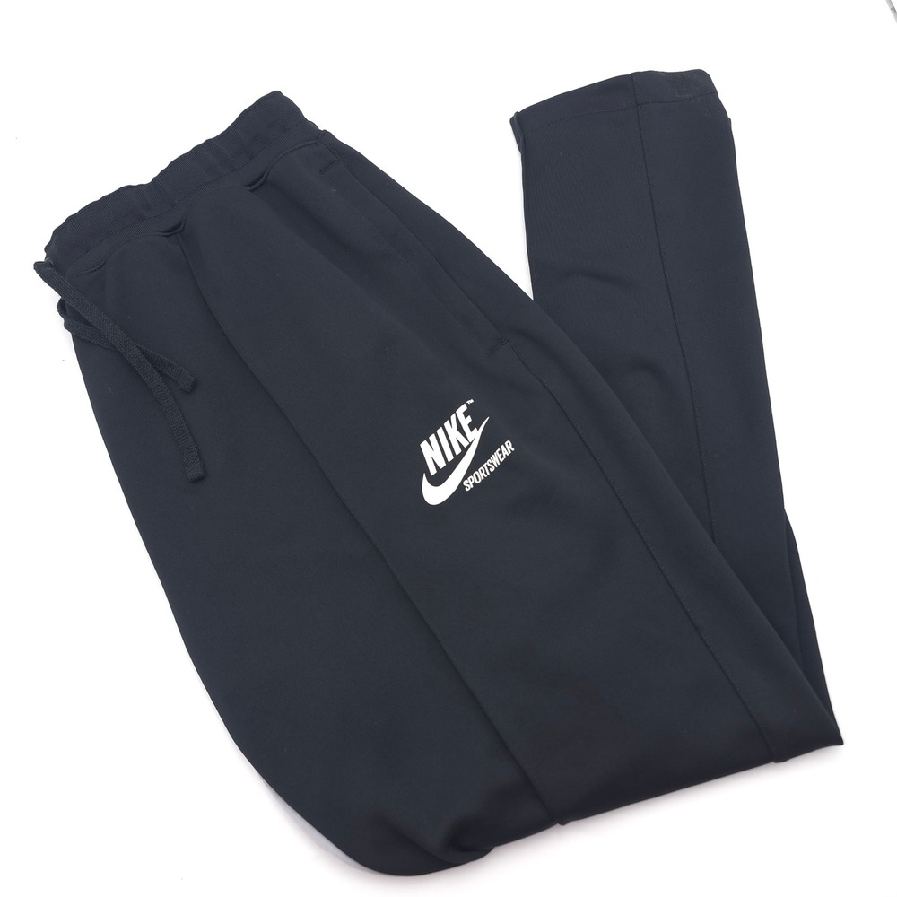 Nike Sportswear Mens 2XL Track Pants Black White Joggers 941849-010 Stretch